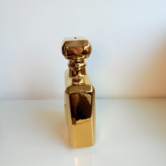 Z Gallerie Gold Coin Bank Accent - Picture 4 of 5